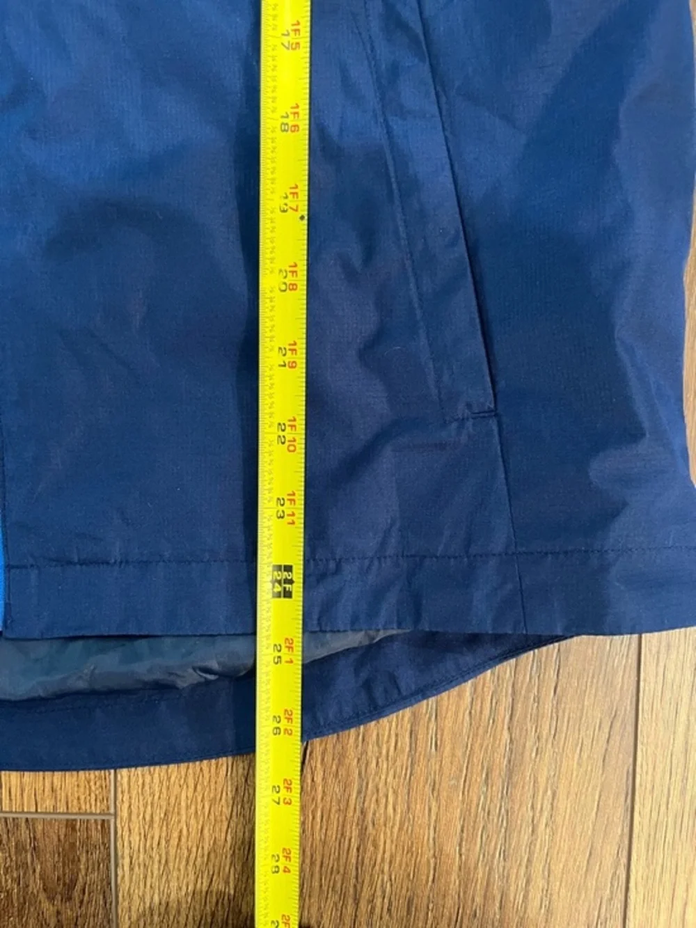 Eddie‎ Bauer Youth Large 14-16 Hooded Windbreaker Full Zip Jacket Blue Navy